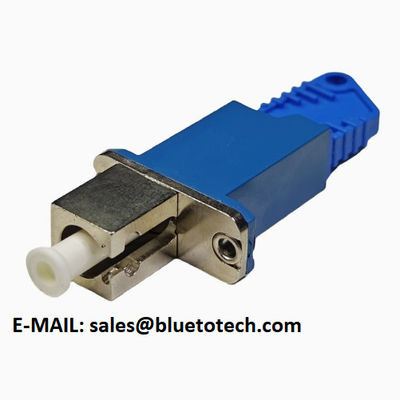 آداپتورهای فیبر نوری E2000/UPC به LC/UPC هیبریدی مدل تک رنگ آبی Simplex E2000 به LC حالت تک Simplex Fiber Optic Hybrid Adapter