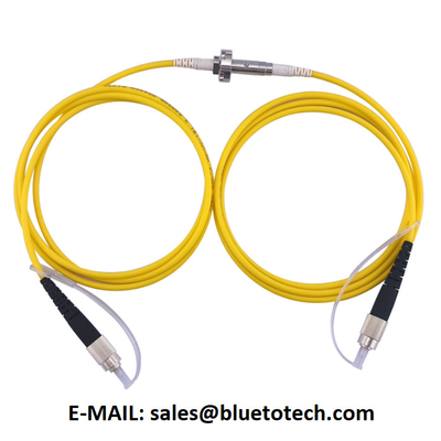 فیبر نوری چرخش مشترک 1Fiber FC Connector مدل تک رنگ زرد فیبر نوری حلقه چرخش