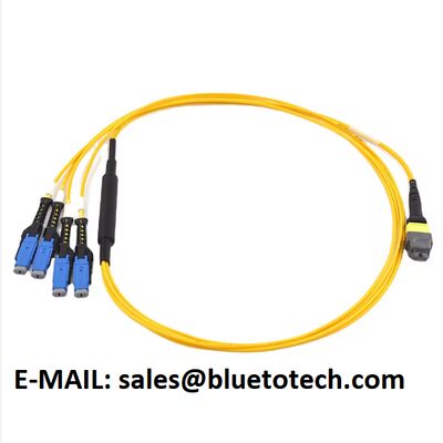 کابل پچ فیبر نوری MTP/APC به MDC/UPC 8 هسته تک مدل OFNP کابل اصلی کابل پچ فیبر نوری 8 فیبر MTP به MDC SM