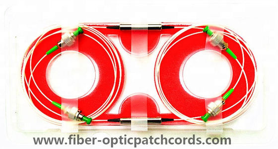 کوپلر نوری WDM PM فیلتر 980/1550 نانومتری با اتصالات FC/APC