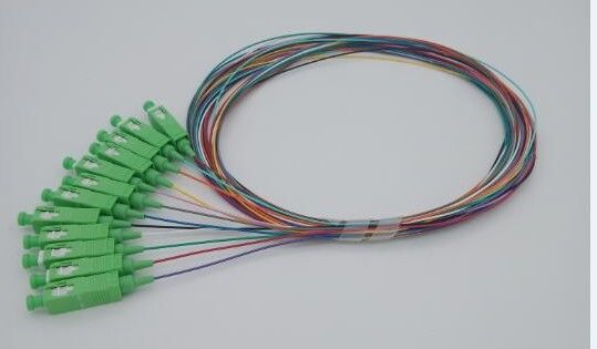فیبر نوری رنگهای SC / APC 12 مدل تک فیبر کورنینگ